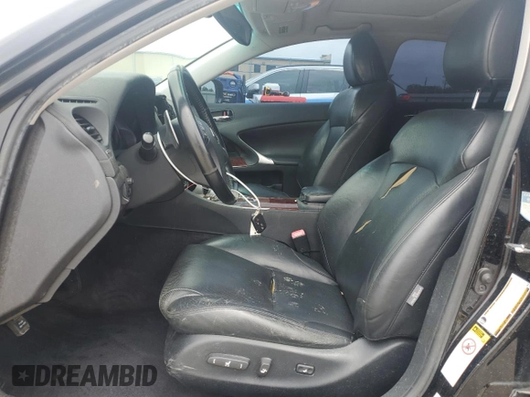 2008 Lexus IS 250 with VIN JTHBK262882074353, listed as a Copart auction lot 54529495 with 237,041 mi miles and Salvage Title. Bid and sale history available at DreamBid. Image 7.