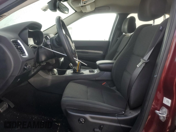 2020 Dodge Durango SXT Plus with VIN 1C4RDJAG8LC142497, listed as a Copart auction lot 88755605 with 27,609 mi miles and Clean Title. Bid and sale history available at DreamBid. Image 7.