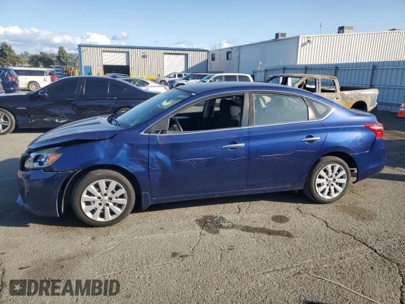 2016 Nissan Sentra SV with VIN 3N1AB7AP1GY337847, listed as a Copart auction lot 50932195 with 164,894 mi miles and Salvage Title. Bid and sale history available at DreamBid. Image 1.