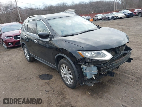 2017 Nissan Rogue SV with VIN KNMAT2MV9HP527518, listed as a IAAI auction lot 41655913 with 127,359 mi miles. Bid and sale history available at carsss.com. Image 1.