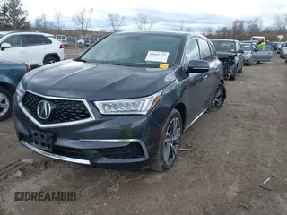 2019 Acura MDX w/Technology Pkg with VIN 5J8YD4H50KL008665, listed as a IAAI auction lot 42043373 with 77,665 mi miles. Bid and sale history available at carsss.com. Image 2.