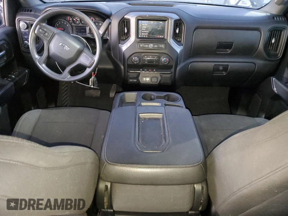 2021 Chevrolet Silverado 1500 Custom Trail Boss with VIN 3GCPYCEF6MG104130, listed as a Copart auction lot 82775624 with 62,408 mi miles and Salvage Title. Bid and sale history available at DreamBid. Image 8.