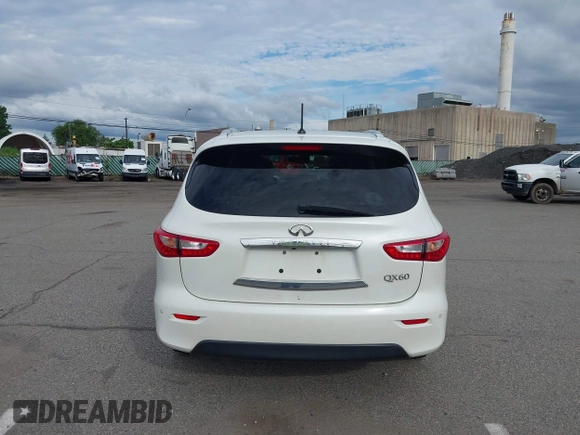 2015 Infiniti QX60 with VIN 5N1AL0MM3FC540132, listed as a IAAI auction lot 42760442 with 197,075 mi miles and . Bid and sale history available at DreamBid. Image 16.