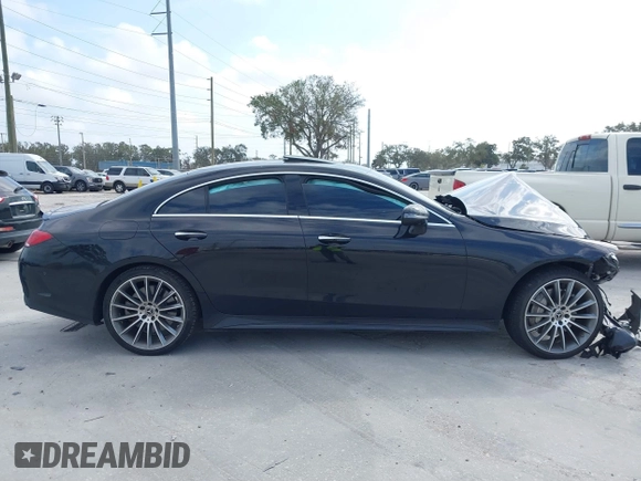 2019 Mercedes-Benz CLS with VIN WDD2J5KB2KA035689, listed as a IAAI auction lot 41263237 with 57,609 mi miles. Bid and sale history available at carsss.com. Image 13.