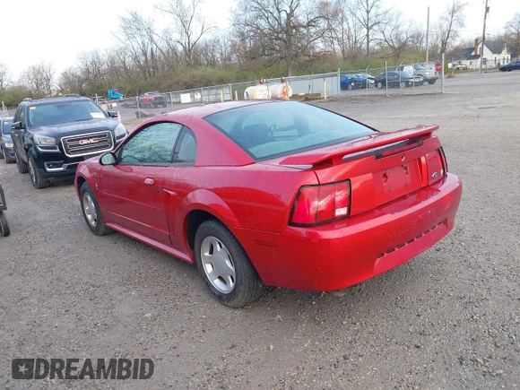 2001 Ford Mustang Standard with VIN 1FAFP40421F191957, listed as a IAAI auction lot 42005976 with 52,882 mi miles. Bid and sale history available at carsss.com. Image 3.