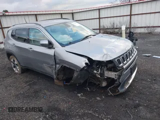 2020 Jeep Compass Limited with VIN 3C4NJDCB0LT127507, listed as a IAAI auction lot 41235754 with 47,731 mi miles. Bid and sale history available at carsss.com. Image 1.