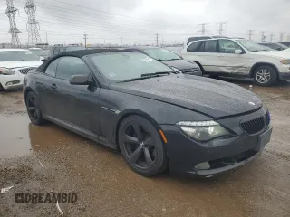 2009 BMW 6 Series 650i with VIN WBAEB53589C224534, listed as a Copart auction lot 47969605 with 180,113 mi miles and Clean Title. Bid and sale history available at carsss.com. Image 4.