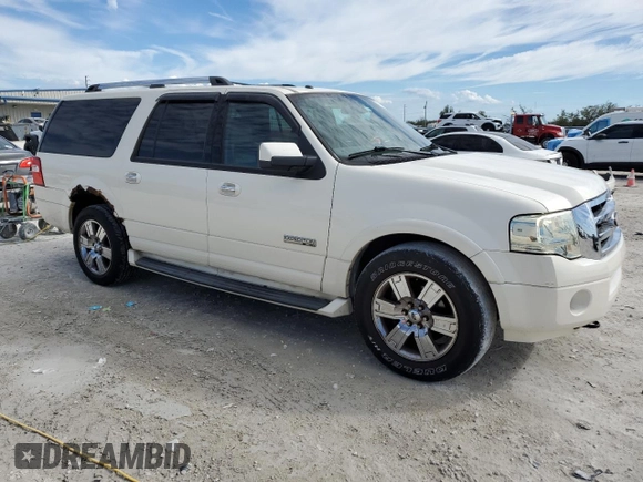 2007 Ford Expedition Max Limited z VIN 1FMFK20517LA30236, wystawiony jako Copart lot #47271215 z przebiegiem 180 557 mil mil oraz Czysty tytuł • Clean title. Historia ofert i sprzedaży dostępna na DreamBid. Obrazek 4.