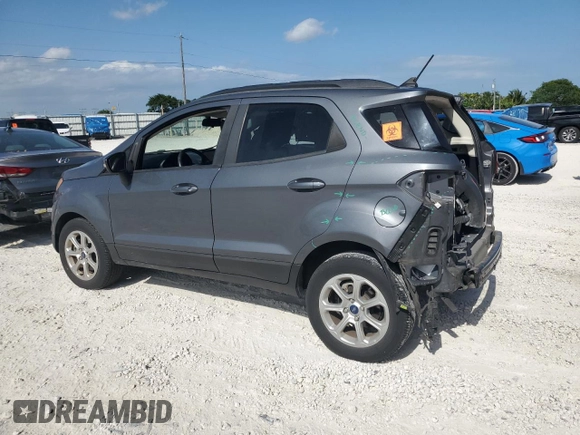 2020 Ford EcoSport SE with VIN MAJ3S2GE0LC329505, listed as a Copart auction lot 52909145 with 16,128 mi miles and Salvage Title. Bid and sale history available at carsss.com. Image 2.