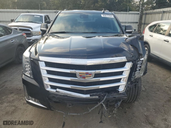 2019 Cadillac Escalade Premium Luxury with VIN 1GYS4CKJ3KR214350, listed as a Copart auction lot 85612394 with 91,510 mi miles and Salvage Title. Bid and sale history available at carsss.com. Image 5.