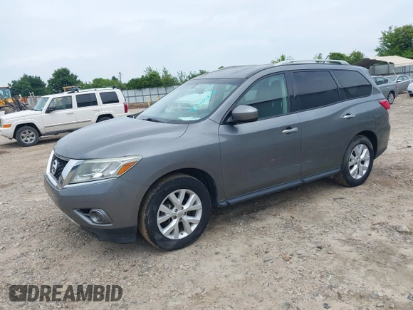 2016 Nissan Pathfinder Platinum with VIN 5N1AR2MN1GC621490, listed as a IAAI auction lot 42410841 with 120,651 mi miles and . Bid and sale history available at DreamBid. Image 2.