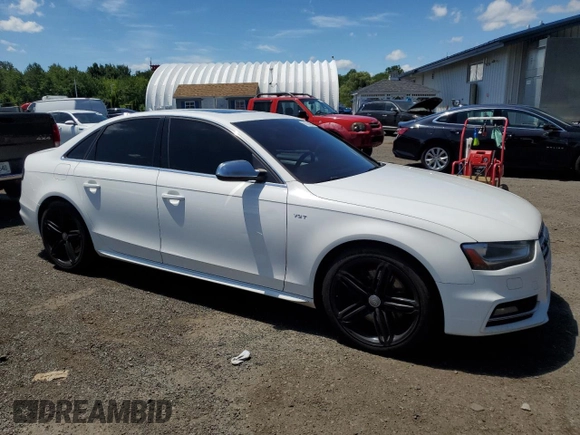 2015 Audi S4 Premium Plus with VIN WAUBGAFL1FA133149, listed as a Copart auction lot 62794864 with 125,194 mi miles and Salvage Title. Bid and sale history available at carsss.com. Image 4.