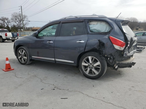 2014 Nissan Pathfinder SL with VIN 5N1AR2MN0EC711811, listed as a Copart auction lot 46816795 with 171,810 mi miles and Salvage Title. Bid and sale history available at carsss.com. Image 2.
