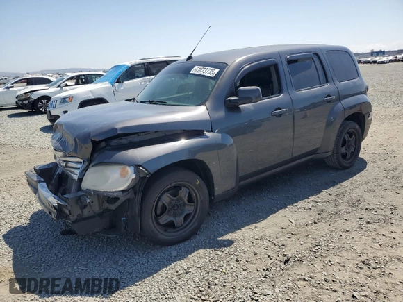 2011 Chevrolet HHR 1LT with VIN 3GNBABFW4BS517804, listed as a Copart auction lot 61873735 with 159,806 mi miles and Salvage title. Bid and sale history available at DreamBid. Image 1.