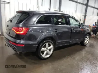 2011 Audi Q7 S line with VIN WA1DGAFE7BD008575, listed as a Copart auction lot 76127064 with 282,747 mi miles and Salvage title. Bid and sale history available at DreamBid. Image 3.