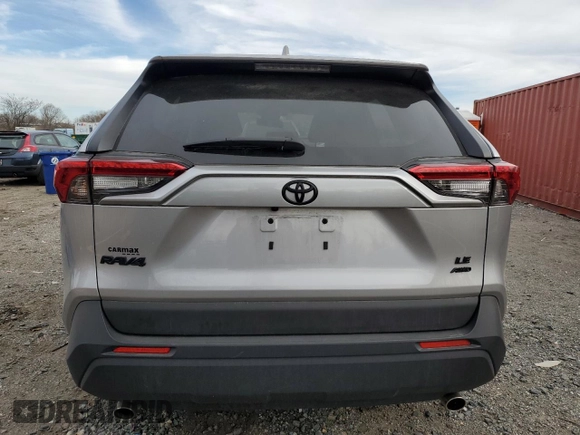 2023 Toyota RAV4 LE with VIN 2T3G1RFV2PC331995, listed as a Copart auction lot 49627305 with 22,591 mi miles and Salvage title. Bid and sale history available at DreamBid. Image 6.