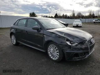 2016 Audi A3 e-tron Premium with VIN WAUUPBFFXGA124282, listed as a Copart auction lot 85715104 with 91,191 mi miles and Salvage Title. Bid and sale history available at carsss.com. Image 4.