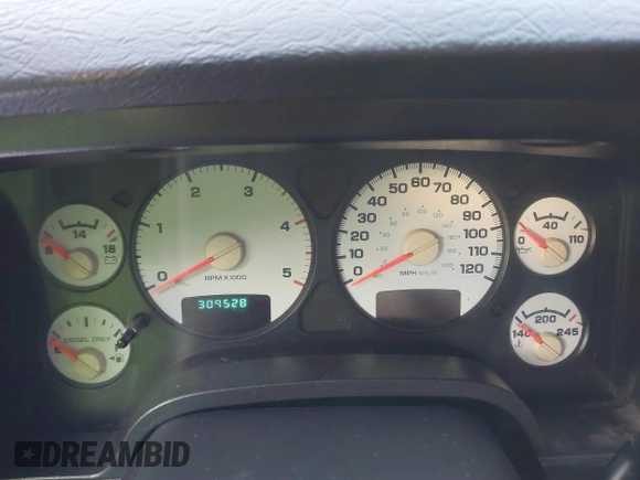 2003 Dodge Ram 2500 ST with VIN 3D7KU28C43G813841, listed as a IAAI auction lot 41239735 with 309,528 mi miles. Bid and sale history available at carsss.com. Image 7.
