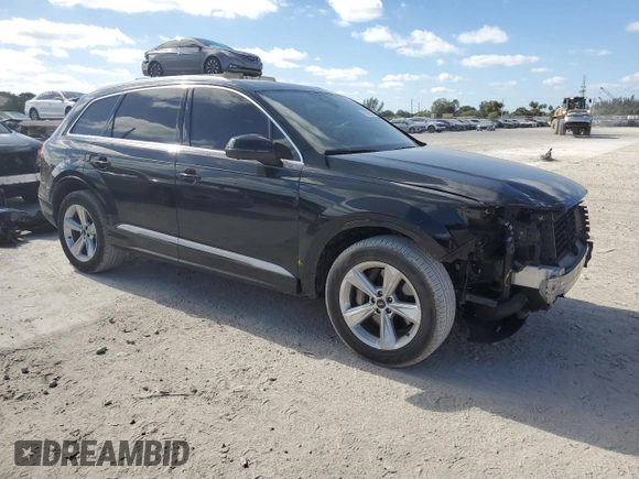 2021 Audi Q7 Premium with VIN WA1AJAF7XMD025802, listed as a Copart auction lot 87802515 with 125,460 mi miles and Non Repairable. Bid and sale history available at carsss.com. Image 4.
