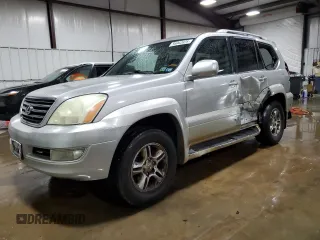 2005 Lexus GX 470 z VIN JTJBT20X250091141, wystawiony jako Copart lot #56942925 z przebiegiem 220 272 mil mil oraz Tytuł czysty. Historia ofert i sprzedaży dostępna na DreamBid. Obrazek 1.