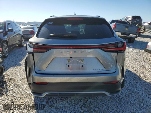 2022 Lexus NX with VIN 2T2KGCEZ2NC011524, listed as a Copart auction lot 43454235 with 36,299 mi miles and Salvage Title. Bid and sale history available at carsss.com. Image 6.