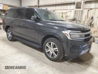 2024 Ford Expedition XLT with VIN 1FMJU1H8XREA23922, listed as a Copart auction lot 52973725 with 14,235 mi miles and Salvage Title. Bid and sale history available at carsss.com. Image 4.