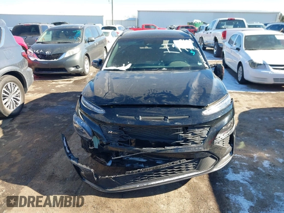 2023 Hyundai Kona N Line with VIN KM8K33A34PU048108, listed as a IAAI auction lot 41366520 with 15,767 mi miles. Bid and sale history available at carsss.com. Image 12.