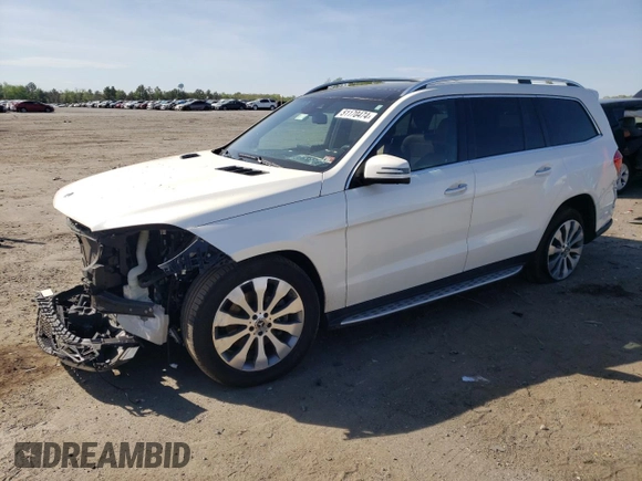 2018 Mercedes-Benz GLS 450 with VIN 4JGDF6EEXJB016036, listed as a Copart auction lot 51170474 with 98,376 mi miles and . Bid and sale history available at DreamBid. Image 1.