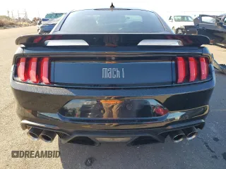 2021 Ford Mustang Mach 1 with VIN 1FA6P8R08M5555185, listed as a Copart auction lot 74855834 with 21,052 mi miles and Non Repairable. Bid and sale history available at carsss.com. Image 6.