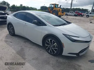 2024 Toyota Prius SE with VIN JTDACACU6R3038523, listed as a IAAI auction lot 42561923 with 2,496 mi miles and . Bid and sale history available at DreamBid. Image 1.