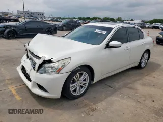 2013 Infiniti G37 Journey with VIN JN1CV6APXDM725877, listed as a Copart auction lot 54565975 with 136,960 mi miles and Salvage title. Bid and sale history available at DreamBid. Image 1.