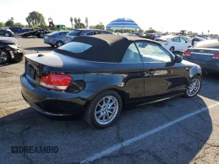 2010 BMW 1 Series 128i with VIN WBAUN1C56AVH82146, listed as a Copart auction lot 79296544 with 79,976 mi miles and Salvage title. Bid and sale history available at DreamBid. Image 3.