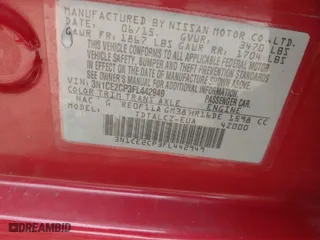 2015 Nissan Versa Note S with VIN 3N1CE2CP3FL442949, listed as a IAAI auction lot 41821803 with 132,420 mi miles. Bid and sale history available at carsss.com. Image 9.