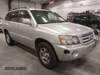 2002 Toyota Highlander z VIN JTEGD21A320042649, wystawiony jako IAAI lot #41820134 z przebiegiem 227 035 mil mil oraz . Historia ofert i sprzedaży dostępna na DreamBid. Obrazek 1.
