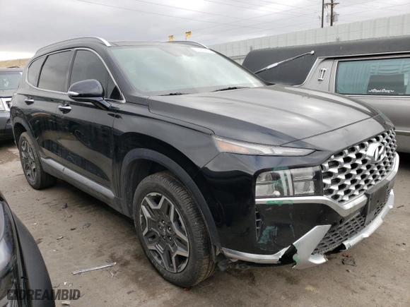 2021 Hyundai Santa Fe Hybrid SEL Premium with VIN KM8S3DA14MU011981, listed as a Copart auction lot 87462404 with NaN miles and Salvage Title. Bid and sale history available at carsss.com. Image 4.