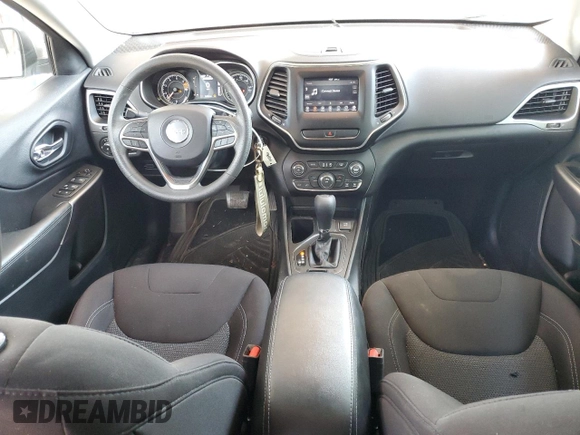 2019 Jeep Cherokee Latitude with VIN 1C4PJLCB2KD221024, listed as a Copart auction lot 63835365 with 61,364 mi miles and Salvage title. Bid and sale history available at DreamBid. Image 8.