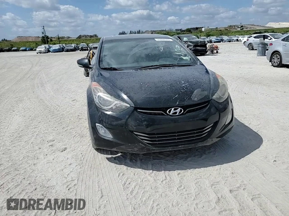 2013 Hyundai Elantra Limited with VIN KMHDH4AE4DU690826, listed as a Copart auction lot 55066595 with 75,059 mi miles and Salvage Title. Bid and sale history available at DreamBid. Image 13.