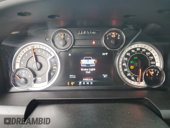 2014 Ram 1500 Big Horn with VIN 1C6RR7LT4ES438499, listed as a Copart auction lot 56402705 with 87,695 mi miles and Clean title. Bid and sale history available at DreamBid. Image 9.