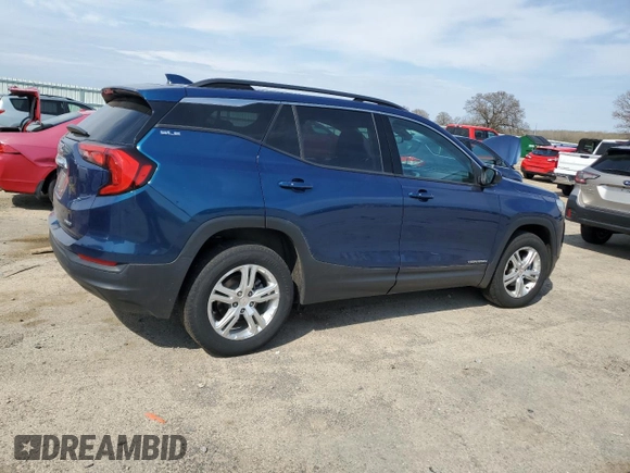 2020 GMC Terrain SLE with VIN 3GKALTEV4LL189913, listed as a Copart auction lot 54226255 with 83,537 mi miles and Salvage title. Bid and sale history available at DreamBid. Image 3.