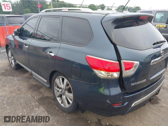 2013 Nissan Pathfinder SV with VIN 5N1AR2MM1DC690487, listed as a IAAI auction lot 42611901 with 158,362 mi miles and . Bid and sale history available at DreamBid. Image 13.
