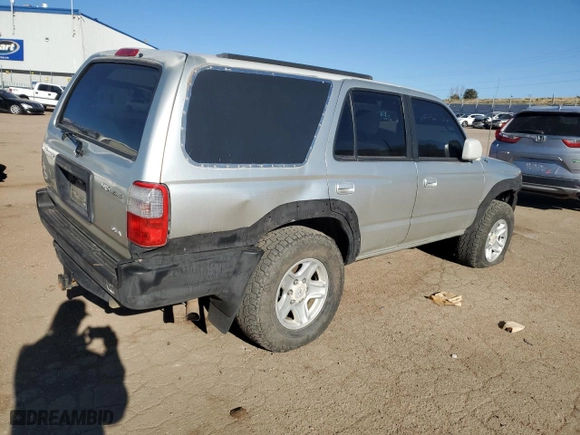 2000 Toyota 4Runner SR5 with VIN JT3HN86RXY0277005, listed as a Copart auction lot 50290205 with 276,345 mi miles and Clean Title. Bid and sale history available at carsss.com. Image 3.