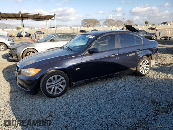 2007 BMW 3 Series 328i with VIN WBAVC53597FZ76428, listed as a Copart auction lot 47810725 with 138,250 mi miles and Salvage Title. Bid and sale history available at carsss.com. Image 1.