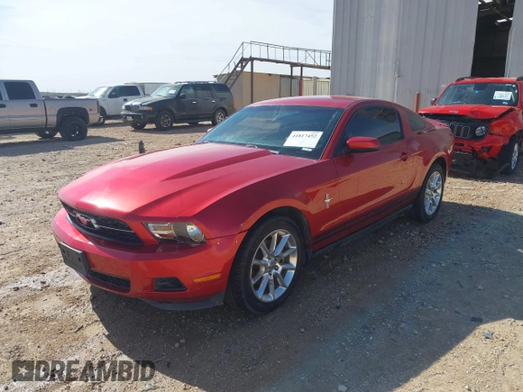 2011 Ford Mustang V6 with VIN 1ZVBP8AM4B5145257, listed as a IAAI auction lot 41817452 with 115,114 mi miles and . Bid and sale history available at carsss.com. Image 18.