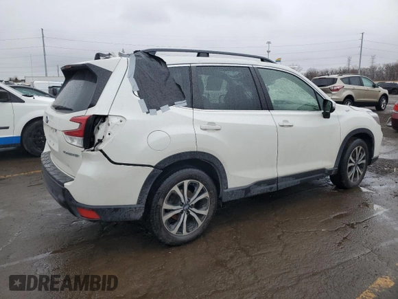 2021 Subaru Forester Limited with VIN JF2SKAUC3MH435634, listed as a Copart auction lot 49832855 with 49,250 mi miles and Clean Title. Bid and sale history available at carsss.com. Image 3.