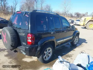 2007 Jeep Liberty Limited with VIN 1J4GL58K57W651814, listed as a IAAI auction lot 41699842 with 312,733 mi miles. Bid and sale history available at carsss.com. Image 4.