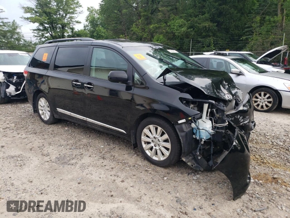 2011 Toyota Sienna XLE with VIN 5TDDK3DC8BS020059, listed as a Copart auction lot 62954985 with 219,974 mi miles and Salvage title. Bid and sale history available at DreamBid. Image 4.