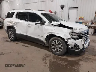 2021 GMC Acadia SLT z VIN 1GKKNULS4MZ183505, wystawiony jako IAAI lot #40943798 z przebiegiem 145 741 mil mil oraz . Historia ofert i sprzedaży dostępna na DreamBid. Obrazek 1.