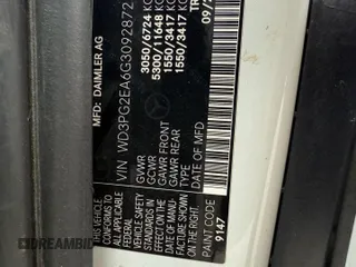 2016 Mercedes-Benz Metris Cargo z VIN WD3PG2EA6G3092872, wystawiony jako Copart lot #61676275 z przebiegiem 158 667 mil mil oraz Czysty tytuł • Clean title. Historia ofert i sprzedaży dostępna na DreamBid. Obrazek 10.