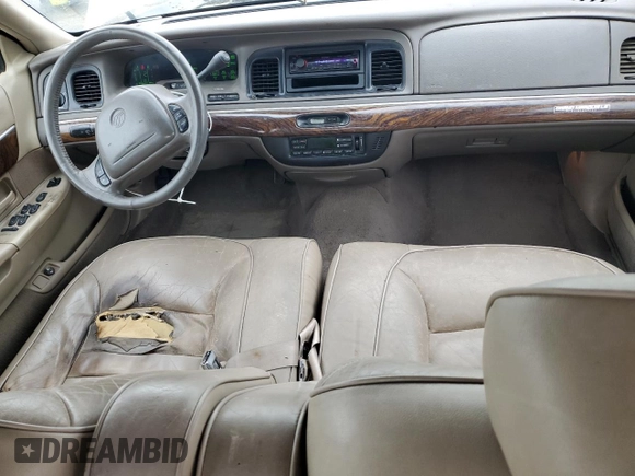 1999 Mercury Grand Marquis LS с VIN 2MEFM75W6XX619412, выставлен на аукционе Copart как лот 51939515 с пробегом 131 784 миль миль и Списание • Salvage title. История ставок и продаж доступна на DreamBid. Изображение 8.