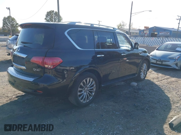 2016 Infiniti QX80 with VIN JN8AZ2NE2G9125635, listed as a IAAI auction lot 40679492 with 145,666 mi miles and . Bid and sale history available at DreamBid. Image 4.